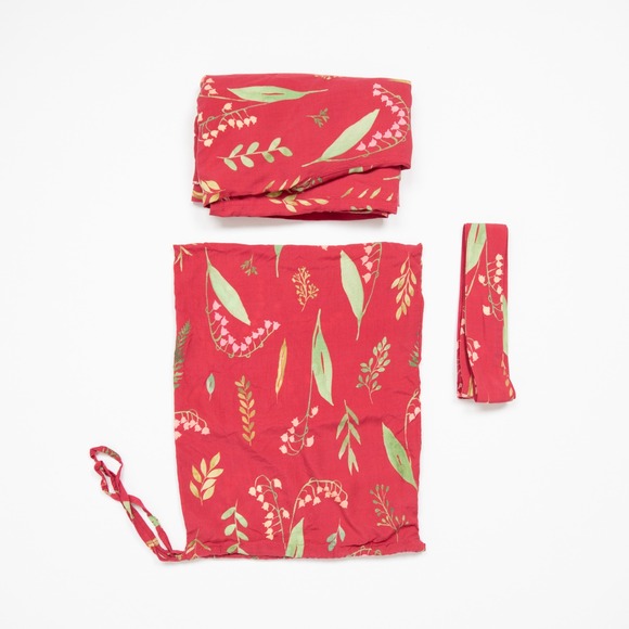 Uncommon Goods Floral Kimono Duster Open‎ Front Lightweight Red M/L - Picture 11 of 11